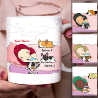 Personalized Girl Dog Peopley Mug OB144 81O47 thumb 1