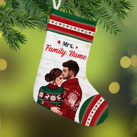 Personalized Couple First Christmas Stocking OB151 23O36 thumb 1