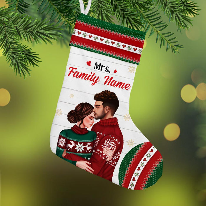 Personalized Couple First Christmas Stocking OB151 23O36 1