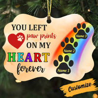 Personalized Dog Cat Memo Paw Prints Benelux Ornament OB151 95O34 thumb 1