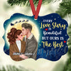 Personalized Our Love Story Couple Christmas Benelux Ornament OB153 23O57 1