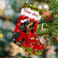 Personalized Dachshund Dog Christmas Stocking OB142 87O53 thumb 1