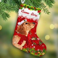 Personalized Dachshund Dog Christmas Stocking OB142 87O53 thumb 1