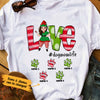 Personalized Love Dog Mom Christmas T Shirt OB152 30O36 1