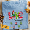 Personalized Love Dog Mom Christmas T Shirt OB152 30O36 1