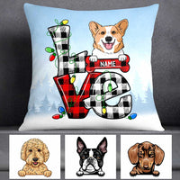 Personalized Dog Christmas Pillow OB151 30O58 thumb 1