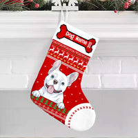 Personalized Dog Christmas Stocking OB154 30O58 thumb 1