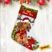 Personalized Dachshund Dog Christmas Stocking OB152 87O53 thumb 1