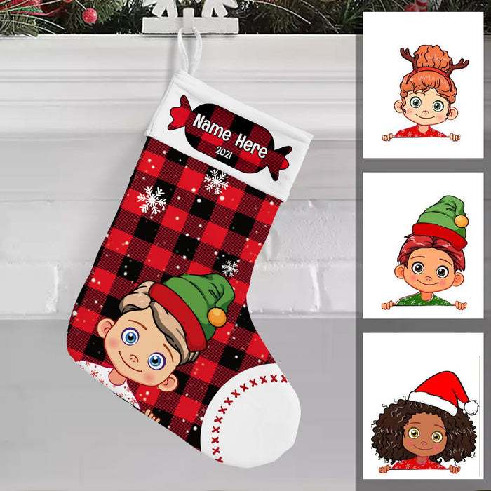 Personalized Family Kids Grandkids Christmas Stocking OB153 23O36 1