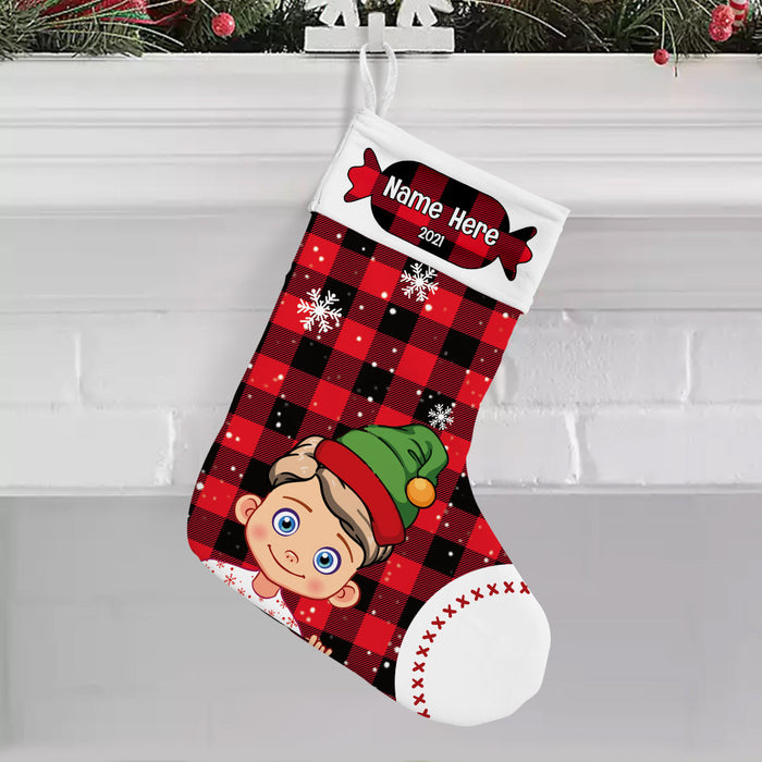 Personalized Family Kids Grandkids Christmas Stocking OB153 23O36 1
