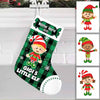 Personalized Grandson Christmas Elf Stocking OB155 30O58 1