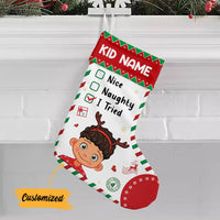 Personalized Grandson Christmas Stocking OB153 95O57 thumb 1