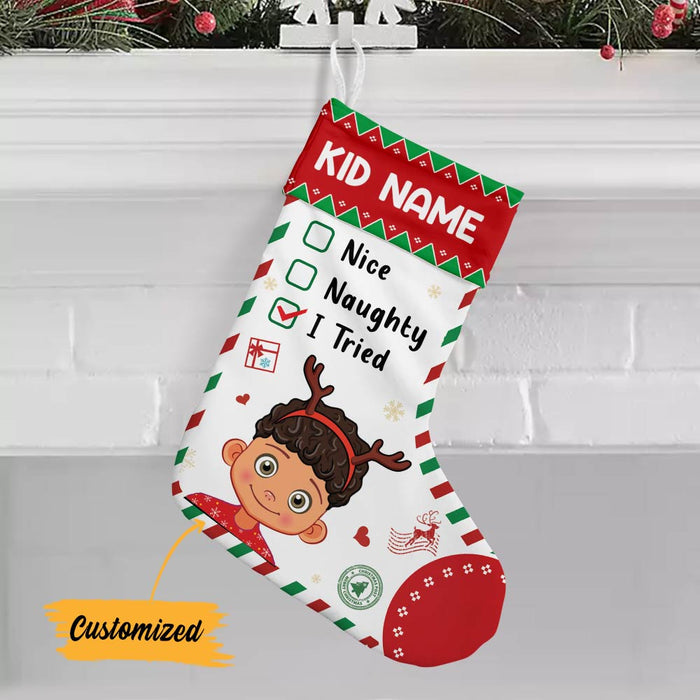 Personalized Grandson Christmas Stocking OB153 95O57 1