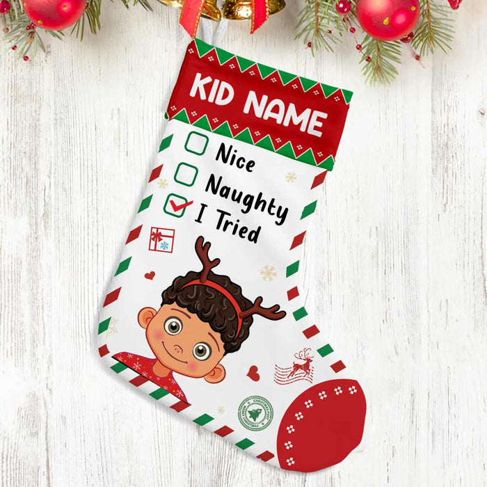 Personalized Grandson Christmas Stocking OB153 95O57 1