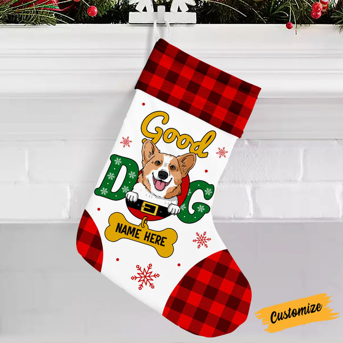 Personalized Dog Christmas Stocking OB151 87O53 1