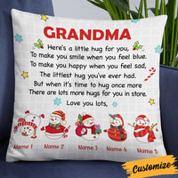Personalized Grandma Little Hug Pillow OB152 81O34 (Insert Included) thumb 1