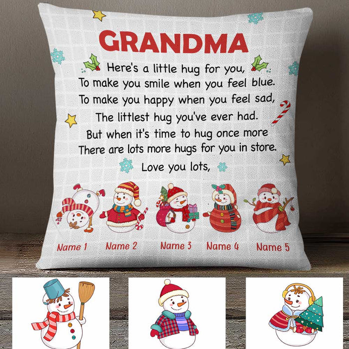 Personalized Grandma Little Hug Pillow OB152 81O34 (Insert Included) 1