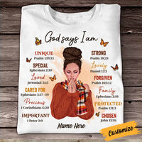 Personalized Fall God Says T Shirt SB242 30O58 thumb 1