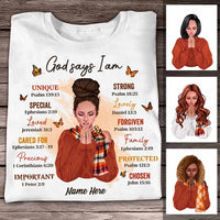 Personalized Fall God Says T Shirt SB242 30O58 thumb 1