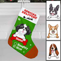 Personalized Dog Christmas Stocking OB162 30O58 thumb 1