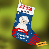 Personalized Dog Christmas Stocking OB162 30O58 thumb 1