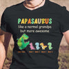 Personalized Grandpa Saurus T Shirt OB161 81O34 1