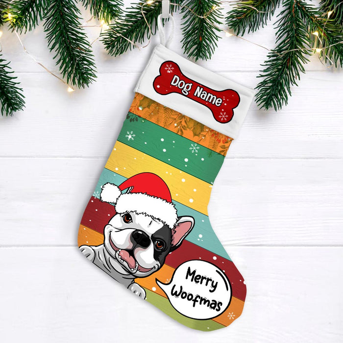 Personalized Dog Christmas Stocking OB161 85O47 1