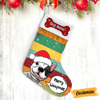 Personalized Dog Christmas Stocking OB161 85O47 thumb 1