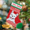 Personalized Dog Christmas Stocking OB163 30O57 thumb 1