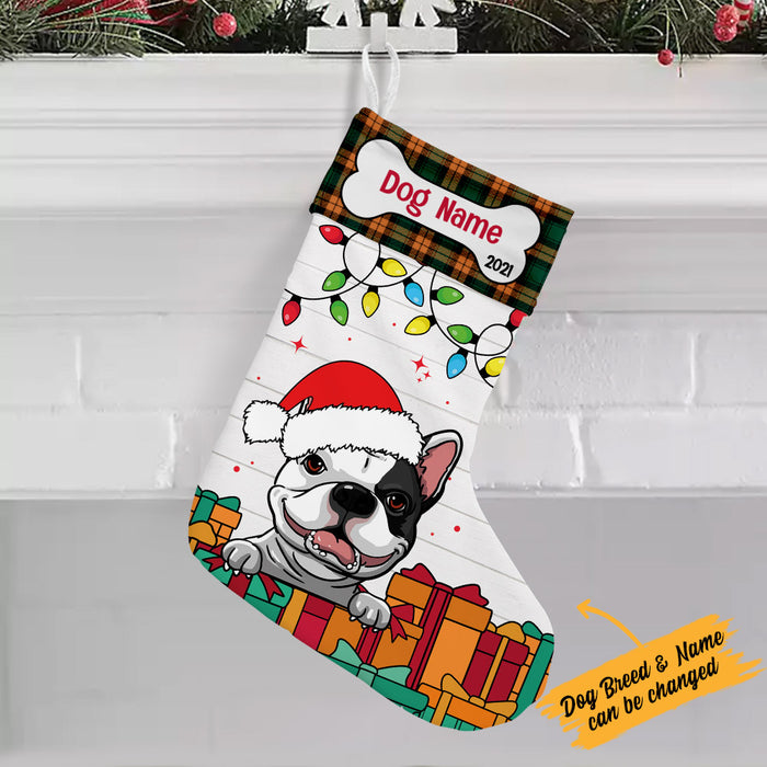 Personalized Dog Christmas Stocking OB162 85O36 1