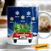 Personalized Grandma Red Truck Christmas Mug SB172 95O47 thumb 1