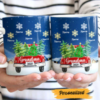 Personalized Grandma Red Truck Christmas Mug SB172 95O47 thumb 1