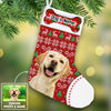 Personalized Dog Photo Christmas Stocking OB161 87O53 thumb 1