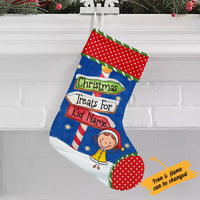 Personalized Grandson Granddaughter Christmas Stocking OB162 95O36 thumb 1