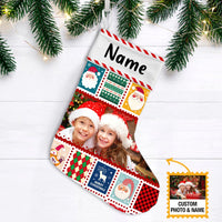 Personalized Kid Photo Christmas Stocking OB161 23O47 thumb 1