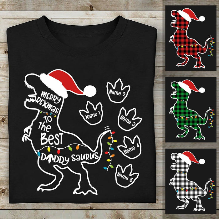 Personalized Dad Grandpa Saurus T Shirt OB162 87O53 1