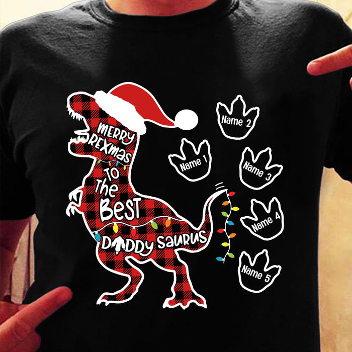 Personalized Dad Grandpa Saurus T Shirt OB162 87O53 1