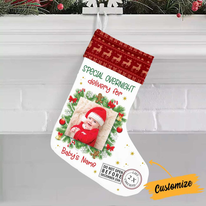 Personalized Christmas Kid Stocking OB182 26O34 1