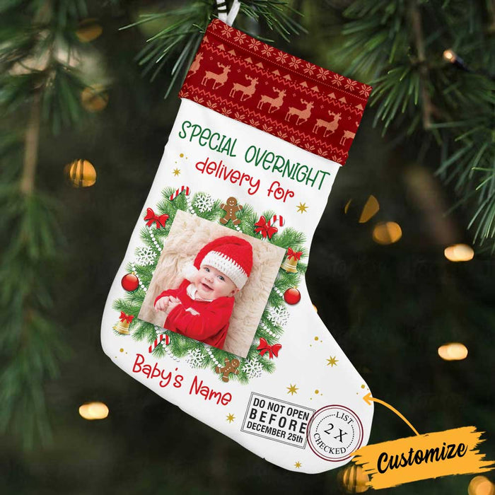 Personalized Christmas Kid Stocking OB182 26O34 1