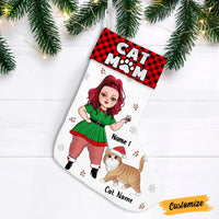 Personalized Cat Mom Christmas Stocking OB182 95O47 thumb 1