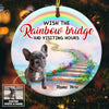 Personalized Dog Memo Rainbow Bridge Circle Ornament OB163 87O53 thumb 1