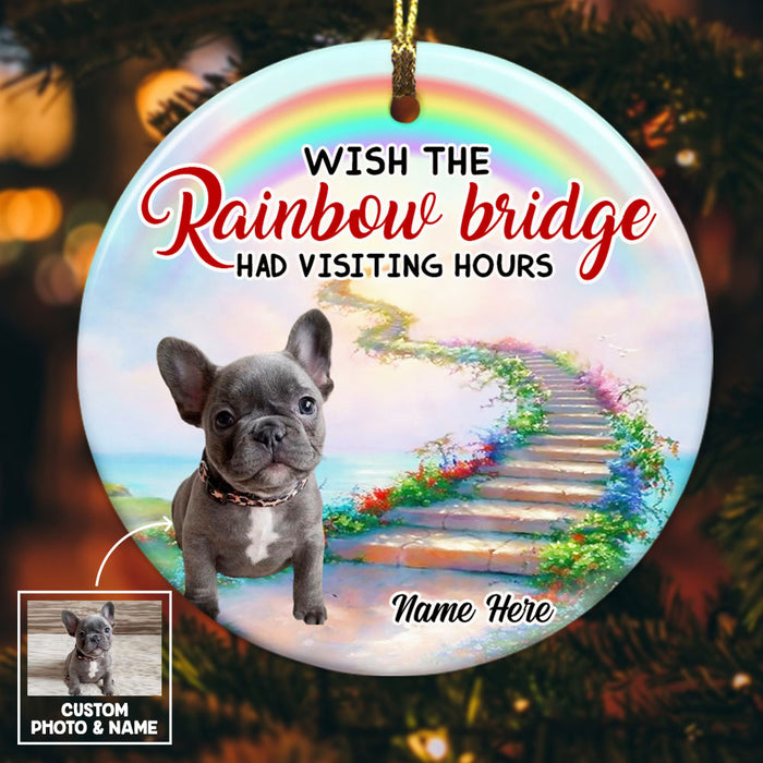 Personalized Dog Memo Rainbow Bridge Circle Ornament OB163 87O53 1