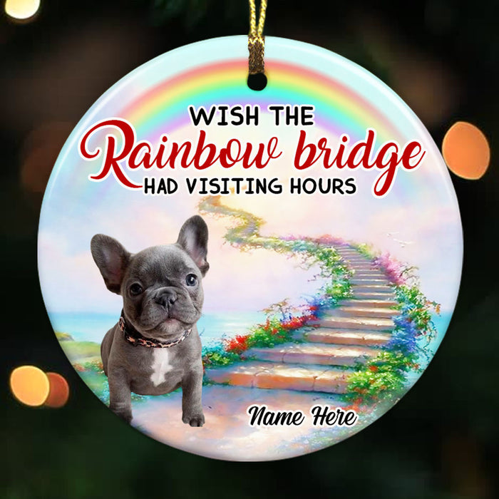 Personalized Dog Memo Rainbow Bridge Circle Ornament OB163 87O53 1