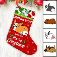 Personalized Dog Christmas Stocking OB182 87O53 thumb 1