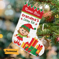 Personalized Christmas Granddaughter Stocking OB181 26O57 thumb 1