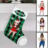 Personalized Family Christmas Stocking OB183 30O58 thumb 1