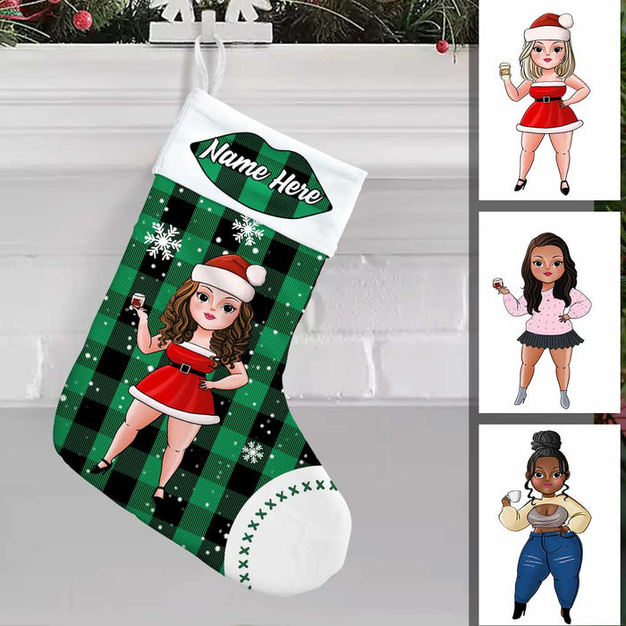 Personalized Family Christmas Stocking OB183 30O58 1