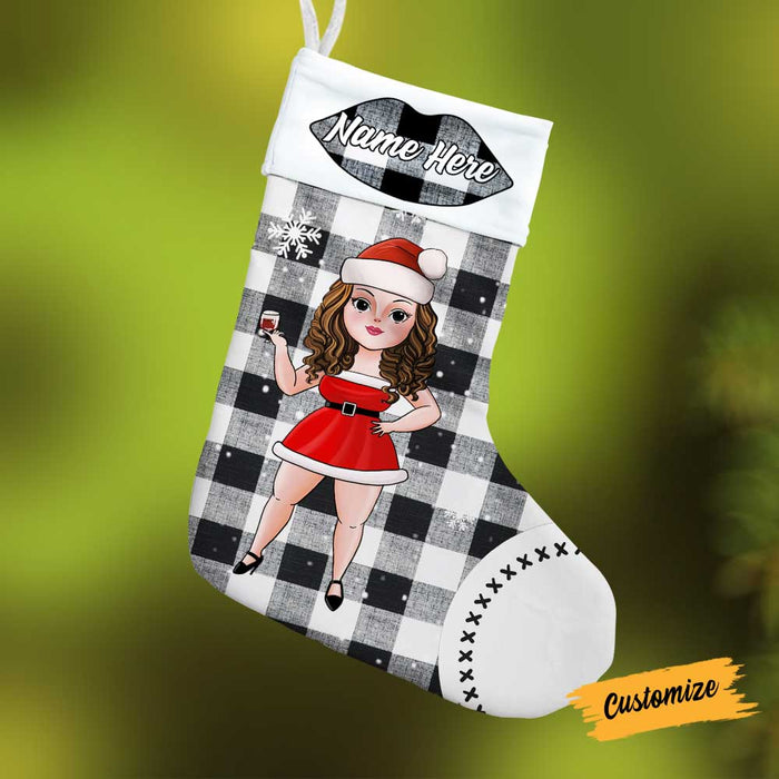 Personalized Family Christmas Stocking OB183 30O58 1