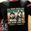 Personalized Dog Dad Grandpa Photo T Shirt OB181 87O53 1