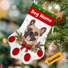 Personalized Christmas Dog Paw Stocking OB182 23O57 1